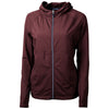 Cutter & Buck Women's Bordeaux Adapt Eco Knit Hybrid Recycled Full Zip Jacket