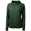 Cutter & Buck Women's Hunter Adapt Eco Knit Hybrid Recycled Full Zip Jacket