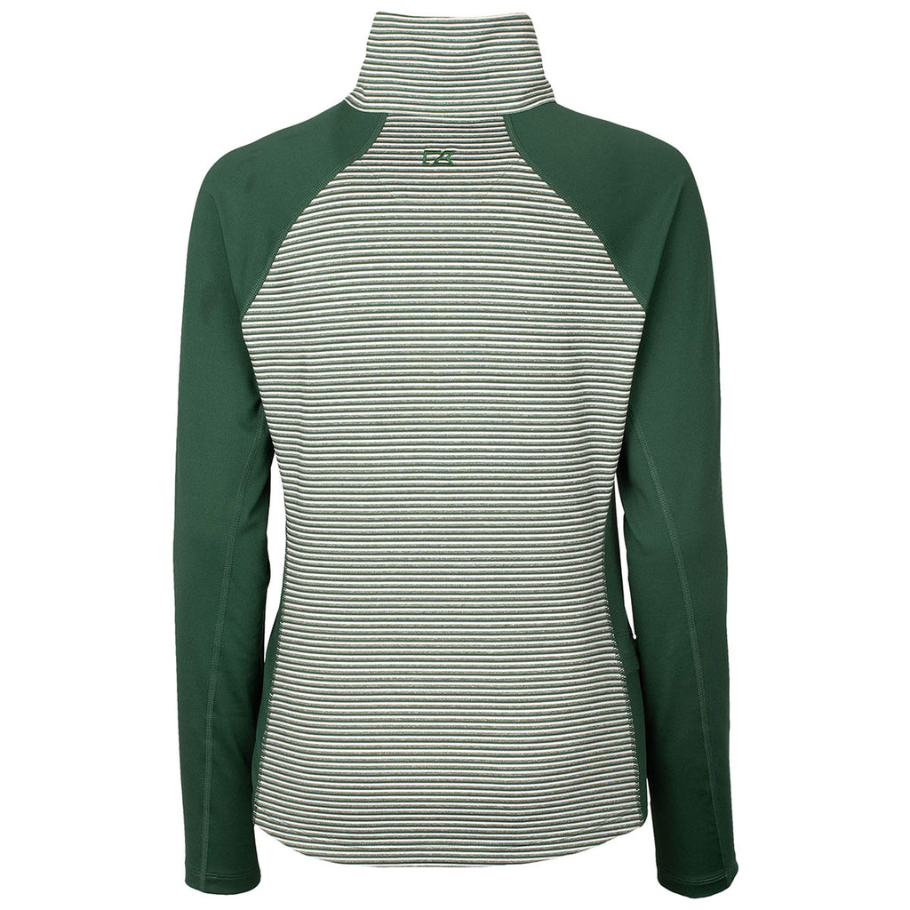 Cutter & Buck Women's Hunter Forge Tonal Stripe Half Zip