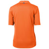 Cutter & Buck Women's Orange Burst Virtue Eco Pique Recycled Polo