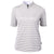 Cutter & Buck Women's Polished Virtue Eco Pique Stripped Recycled Polo