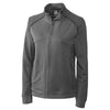 Cutter & Buck Women's Elemental Grey/Black DryTec Edge Full Zip