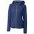 Cutter & Buck Women's Tour Blue Heather Mainsail Hooded Jacket