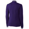 Cutter & Buck Women's College Purple Lakemont Tipped Half Zip