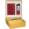 Leeman Red Tuscany Journal and Tumbler Gift Set