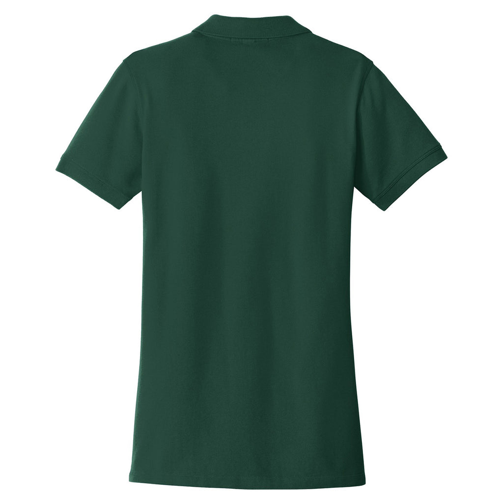 Port Authority Women's Green Glen Ezcotton Polo