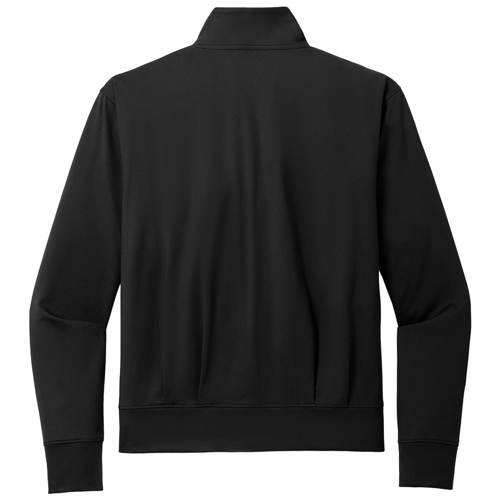 Port Authority Women's Deep Black C-FREE Double Knit Full-Zip