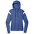 New Era Women's Royal Heather/Royal/White Heritage Blend Varsity Hoodie