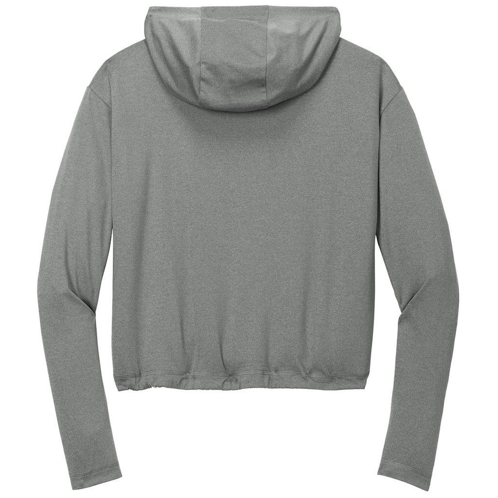 New Era Women's Shadow Grey Heather Power Long Sleeve Hoodie