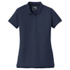 New Era Women's True Navy Venue Home Plate Polo