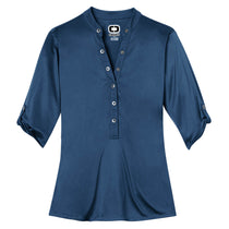OGIO Women's Blue Indigo Crush Henley