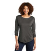 OGIO Women's Dark Heather Grey Gravitate Scoop 3/4-Sleeve