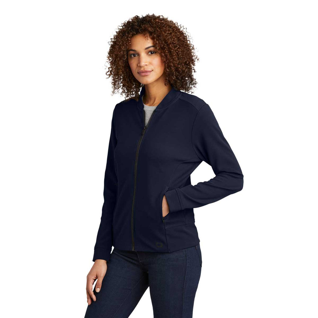 OGIO Women's River Blue Navy Hinge Full-Zip