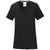 Port & Company Women's Jet Black Performance Blend V-Neck Tee