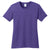 Port & Company Women's Purple Core Cotton Tee