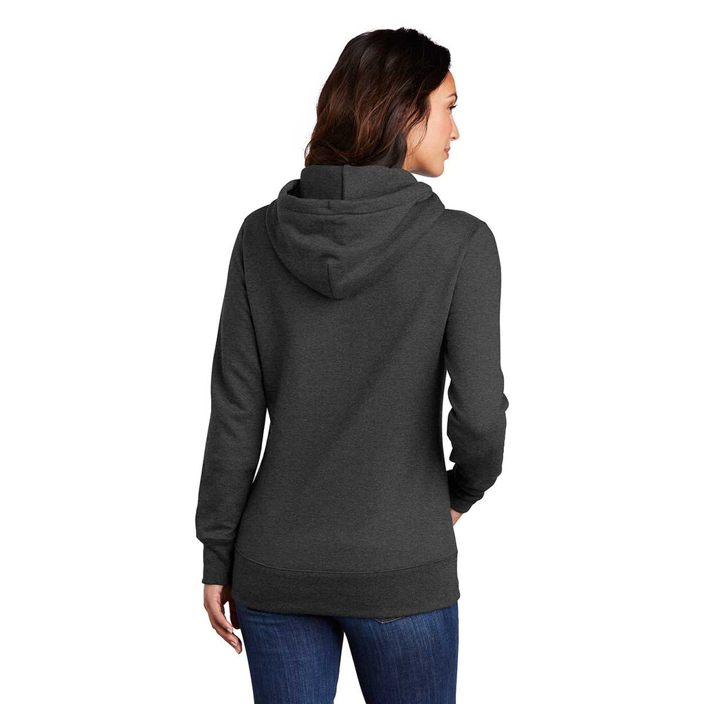 Port & Company Women's Dark Grey Heather Core Fleece Pullover Hoodie