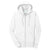 Port & Company Women's White Core Fleece Full-Zip Hooded Sweatshirt