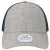 Legacy Heather Grey/Navy Lo-Pro Snapback Trucker Cap