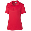 Clique Women's Red Malmo Snag Proof Zip Polo