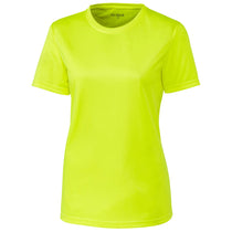 Clique Women's Hi-Vis Yellow Spin Jersey Tee
