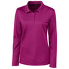 Clique Women's Gala Pink Long Sleeve Spin Pique Polo