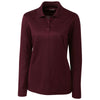 Clique Women's Bordeaux Long Sleeve Ice Pique Polo