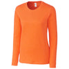 Clique Women's College Orange Heather Long Sleeve Phoenix Tee