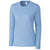 Clique Women's Light Blue Heather Long Sleeve Phoenix Tee