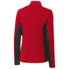 Clique Women's Red Ice Colorblock Half Zip