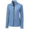 Clique Women's Light Blue Summit Full Zip Microfleece