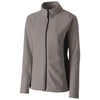 Clique Women's Silver Summit Microfleece Hybrid Full Zip