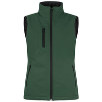 Clique Women's Bottle Green Equinox Insulated Softshell Vest
