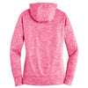 Sport-Tek Women's Power Pink PosiCharge Electric Heather Fleece Hooded Pullover