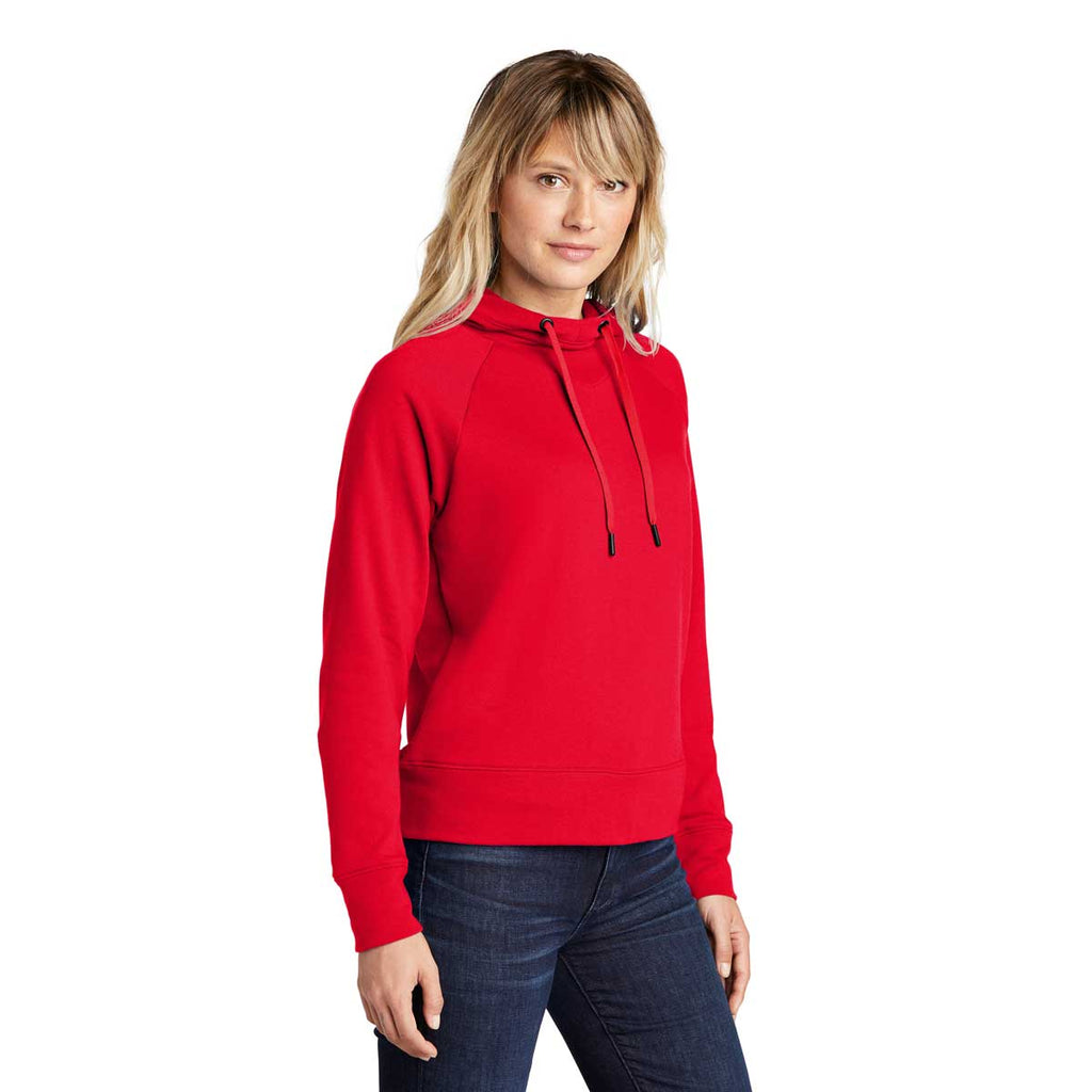 Sport-Tek Women's True Red Lightweight French Terry Pullover Hoodie