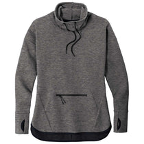 Sport-Tek Women's Dark Grey Heather Triumph Cowl Neck Pullover
