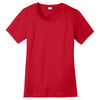 Sport-Tek Women's Deep Red PosiCharge Tough Tee