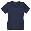 Sport-Tek Women's True Navy PosiCharge RacerMesh V-Neck Tee