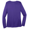 Sport-Tek Women's Purple Long Sleeve PosiCharge Competitor V-Neck Tee