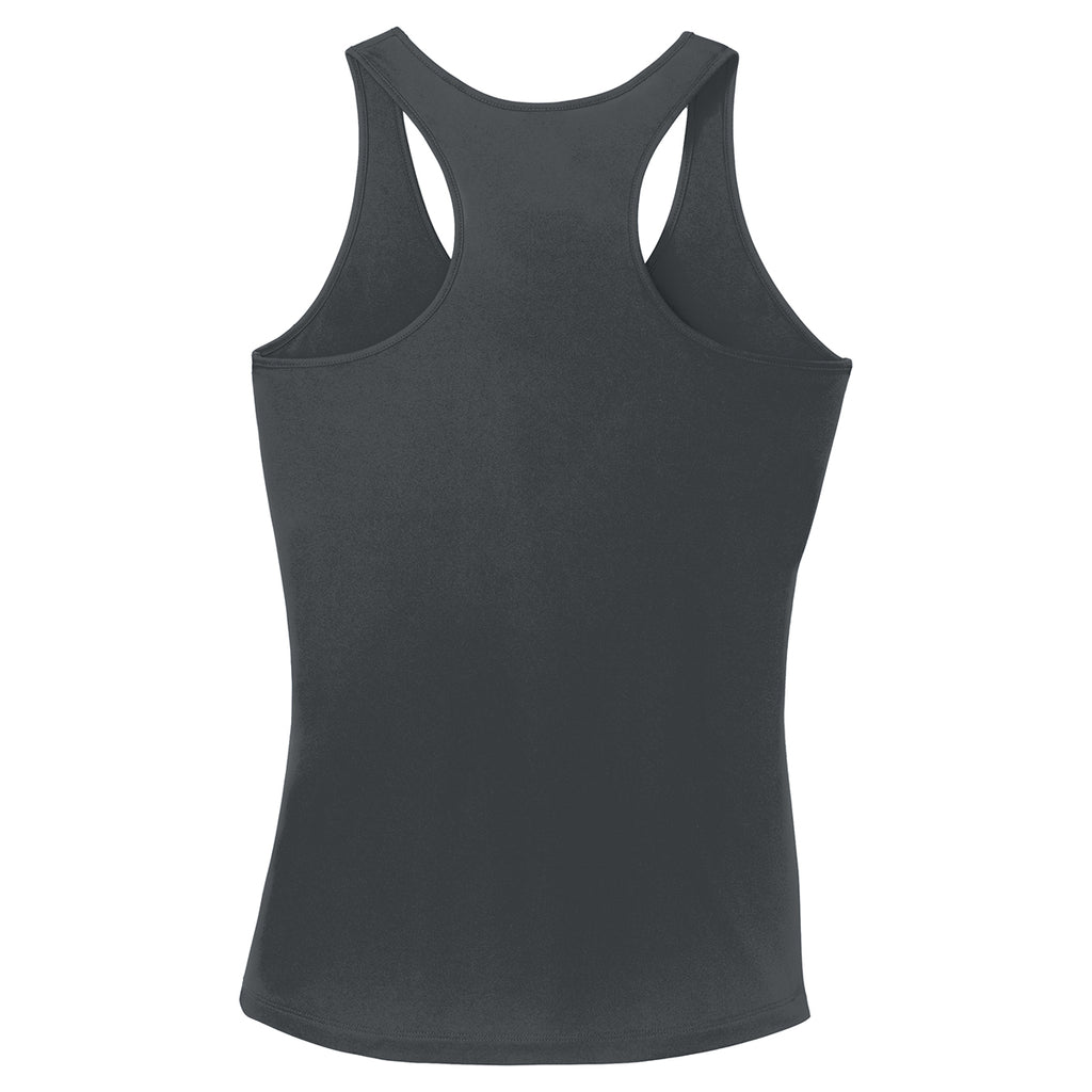 Sport-Tek Women's Iron Grey PosiCharge Competitor Racerback Tank