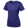 Sport-Tek Women's Cobalt Heather Contender Scoop Neck Tee