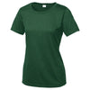 Sport-Tek Women's Forest Green Heather Contender Scoop Neck Tee