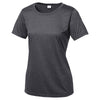 Sport-Tek Women's Graphite Heather Contender Scoop Neck Tee