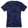 Sport-Tek Women's True Navy CamoHex V-Neck Tee