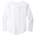 Sport-Tek Women's White Triad Solid PosiCharge Long Sleeve Tri-Blend Wicking Scoop Neck Raglan Tee