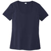 Sport-Tek Women's True Navy Posi-UV Pro Scoop Neck Tee