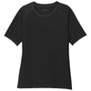 Sport-Tek Women's Black Short Sleeve Rashguard Tee