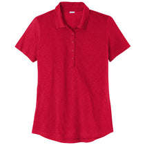 Sport-Tek Women's Deep Red PosiCharge Strive Polo