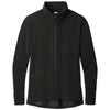 Sport-Tek Women's Black Sport-Wick Flex Fleece Full-Zip