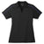 Sport-Tek Women's Black/True Royal Micropique Sport-Wick Piped Polo