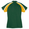 Sport-Tek Women's Forest Green/Gold/White Tricolor Micropique Sport-Wick Polo